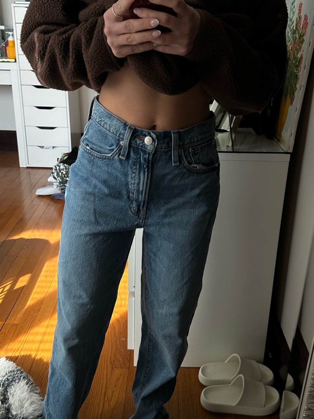 Classic High-Rise Women's Blue Jeans